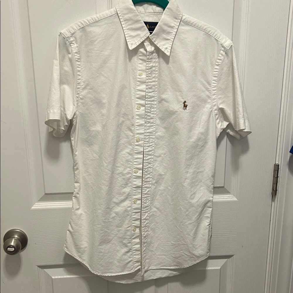 Polo by Ralph Lauren Men's Classic White Button Down Shirt